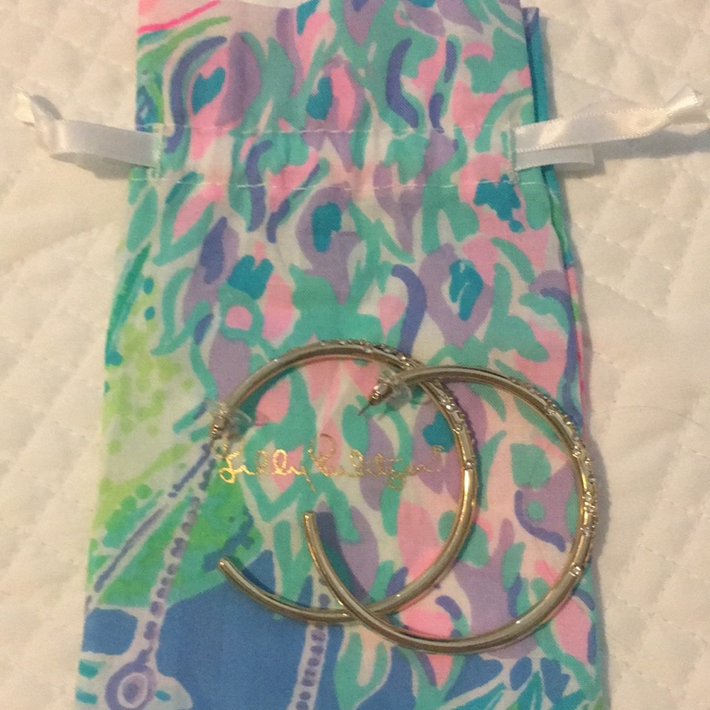 Lilly Pulitzer Zanzibar Hoop Earrings